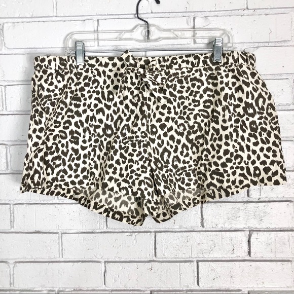 Animal Print Pajama Shorts Flash Sales 